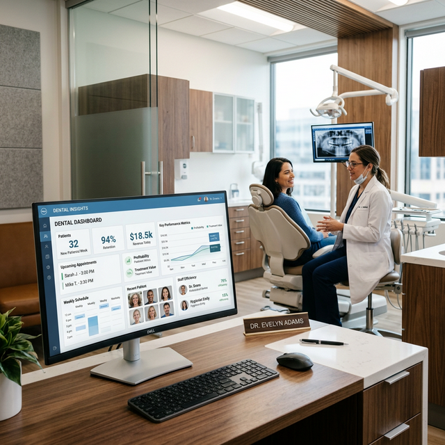 Dashboard Inspicio pentru clinici dentare